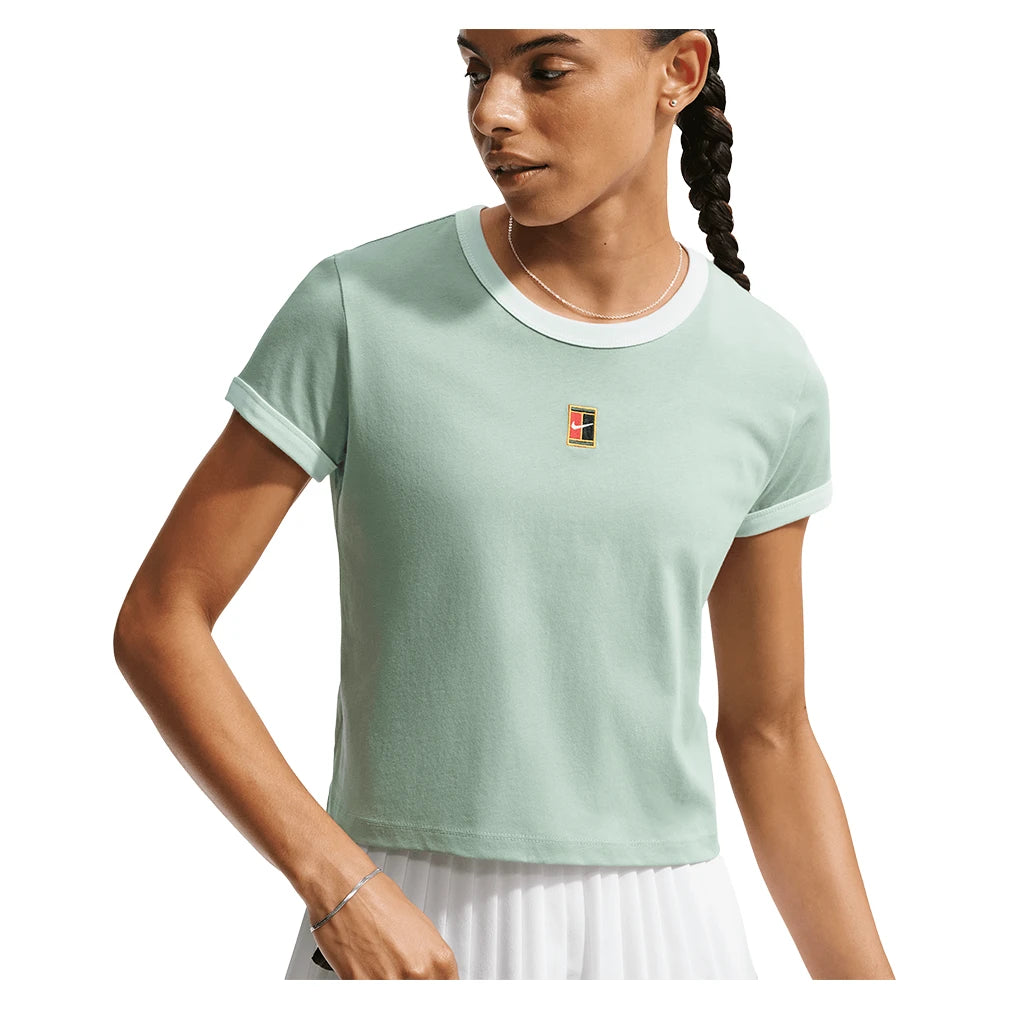 Women's Heritage Racquet Club T-Shirt Steam and Barely Green