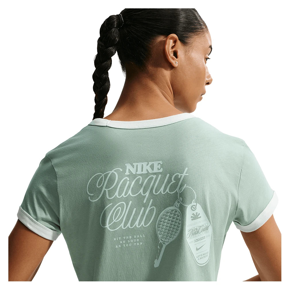 Women's Heritage Racquet Club T-Shirt Steam and Barely Green