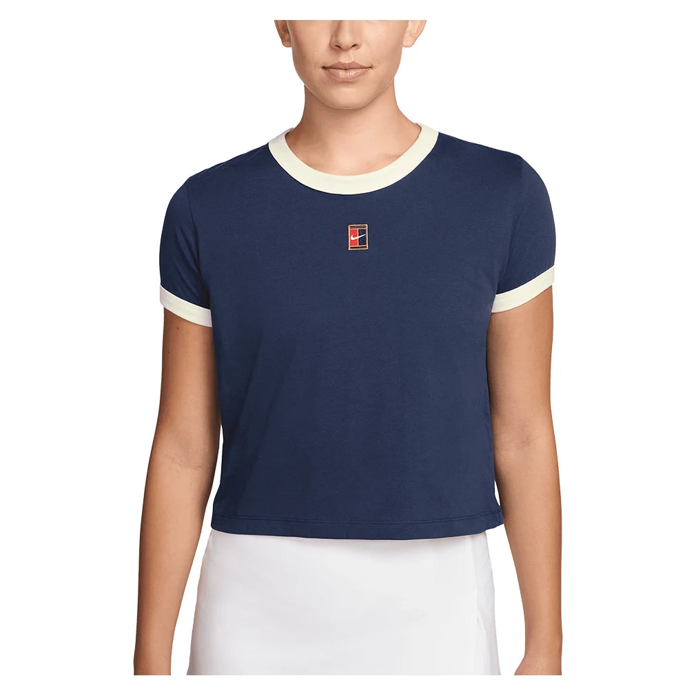 Women's Heritage Racquet Club T-Shirt Sail and Midnight Navy