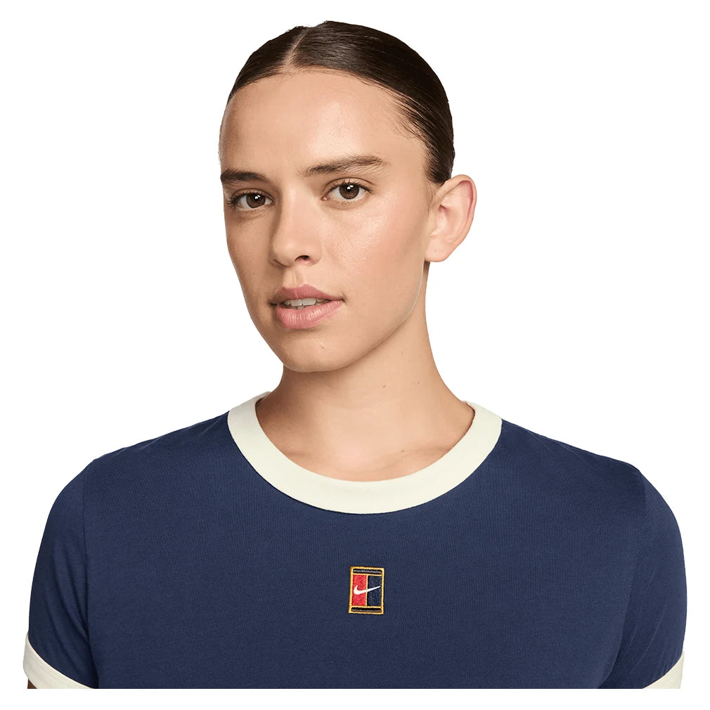 Women's Heritage Racquet Club T-Shirt Sail and Midnight Navy