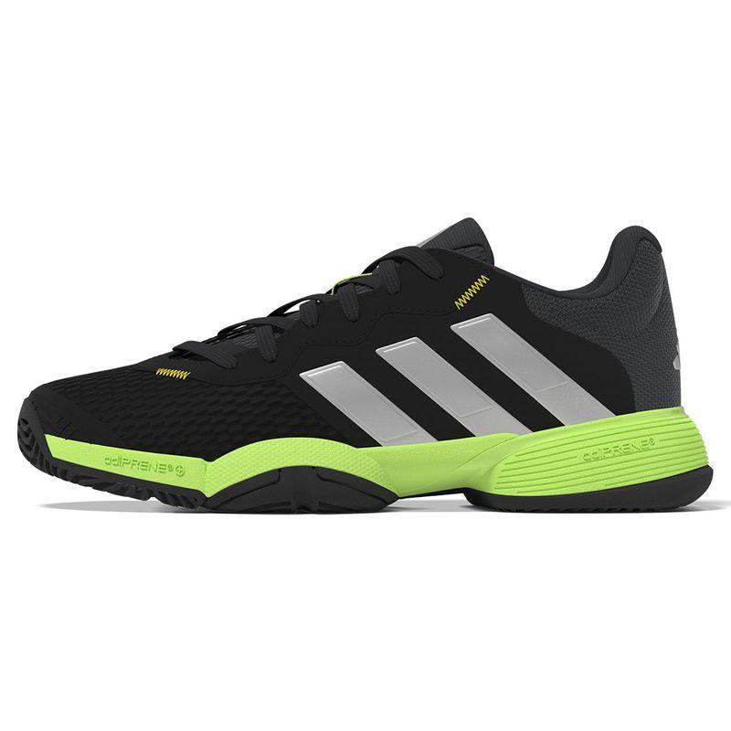 Junior's Barricade Court Shoes Core Black and Lucid Lemon