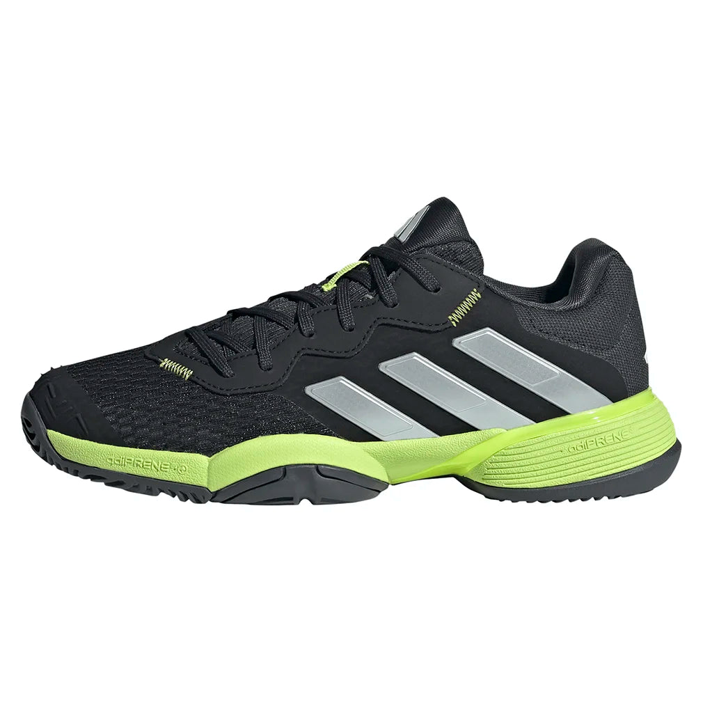 Junior's Barricade Court Shoes Core Black and Lucid Lemon