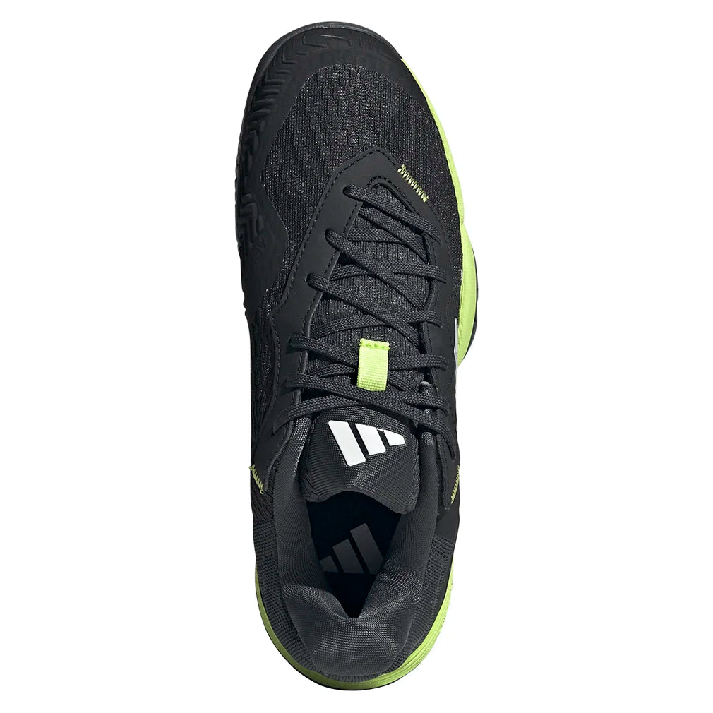 Junior's Barricade Court Shoes Core Black and Lucid Lemon