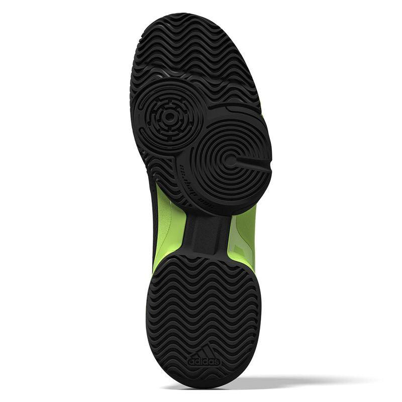 Junior's Barricade Court Shoes Core Black and Lucid Lemon