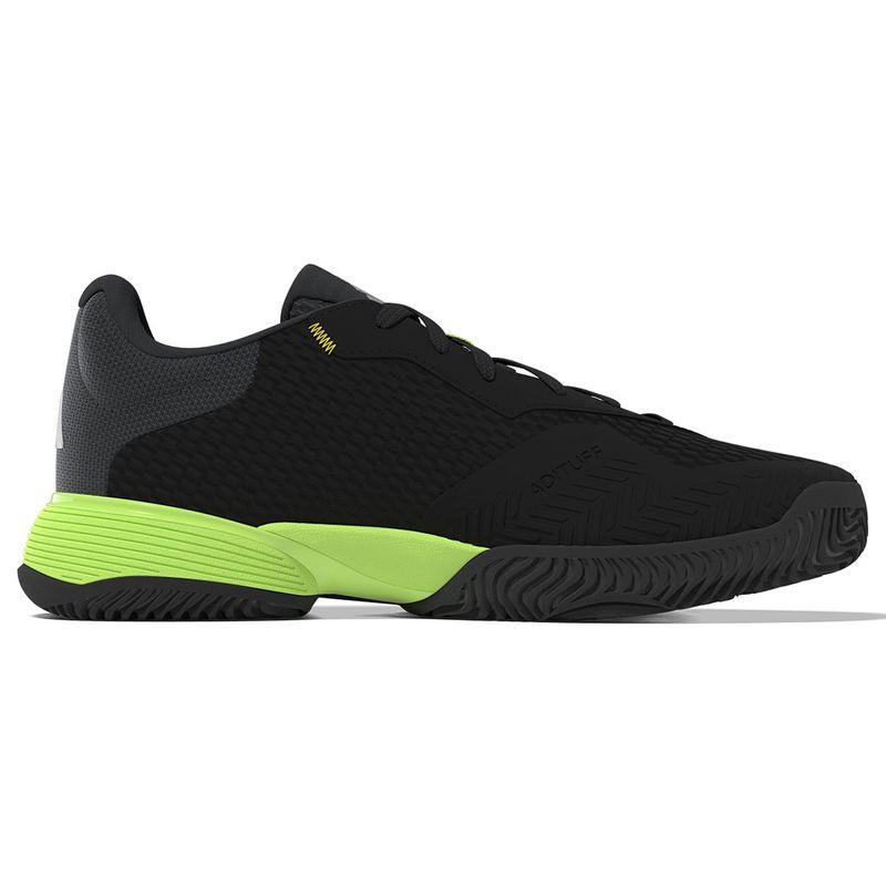 Junior's Barricade Court Shoes Core Black and Lucid Lemon