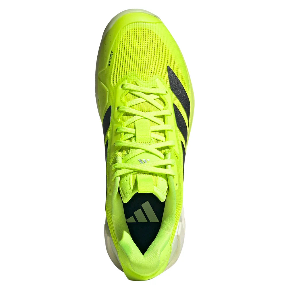 Women's Adizero Ubersonic 5 Court Shoes Lucid Lemon and Powder Yellow