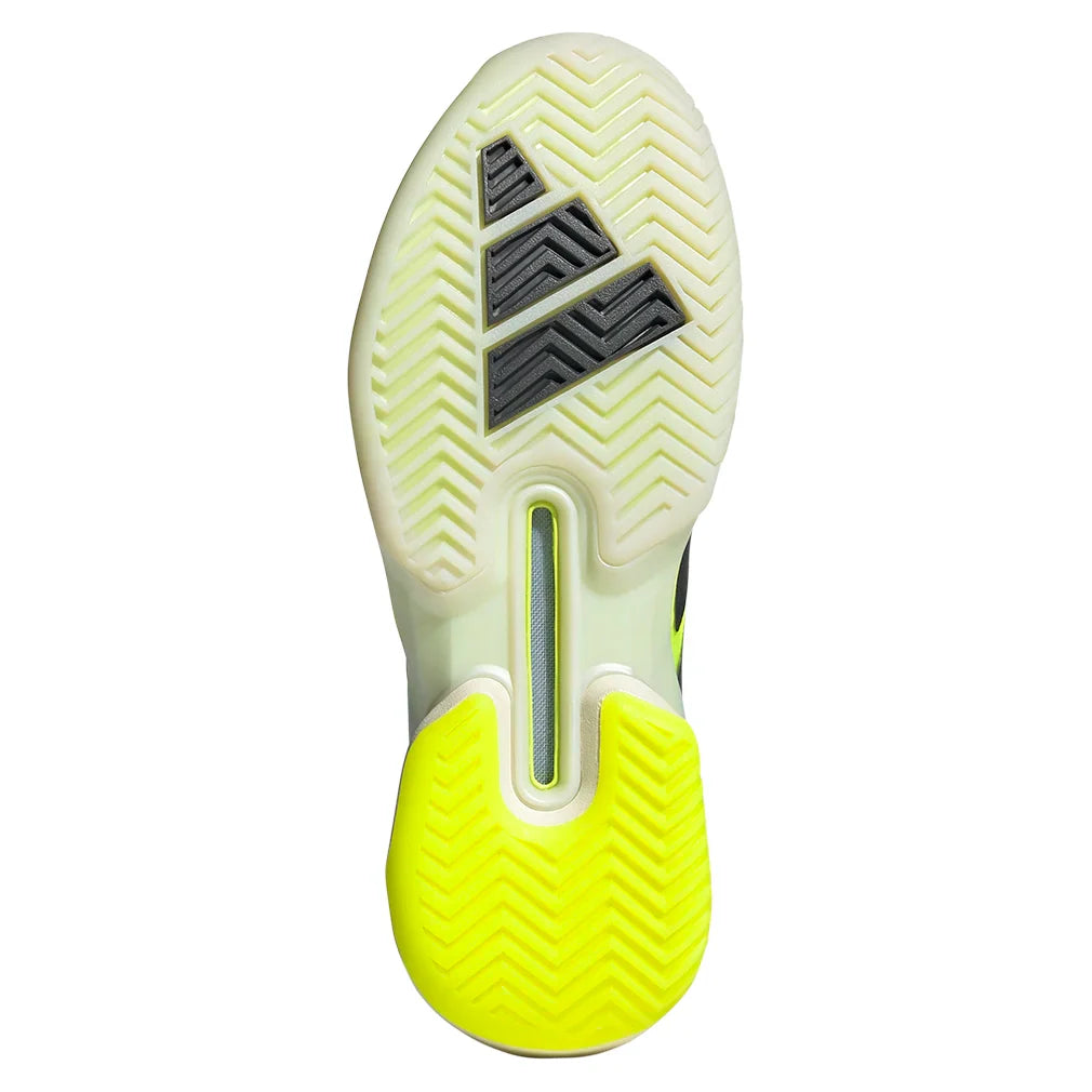 Women's Adizero Ubersonic 5 Court Shoes Lucid Lemon and Powder Yellow
