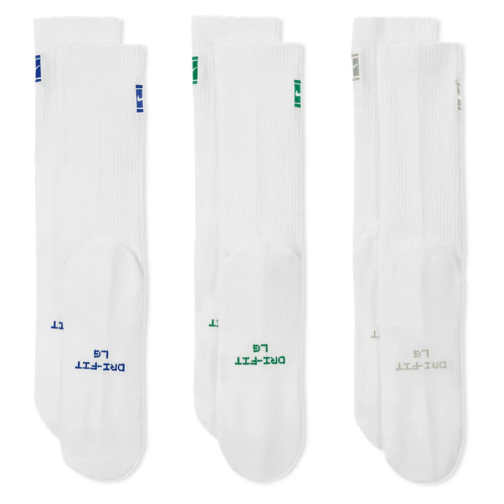 Unisex Everyday Elevated Crew Socks (3 Pairs) Multicolor