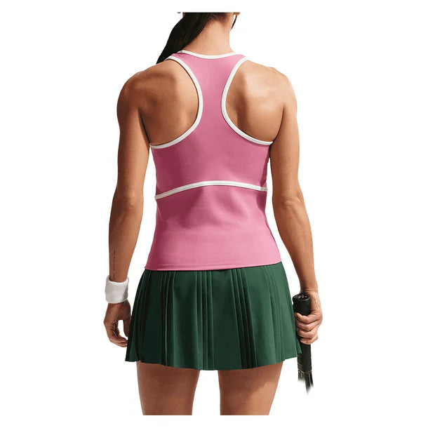 Women's Court Dri-FIT Advantage Novelty Tank Peony and White