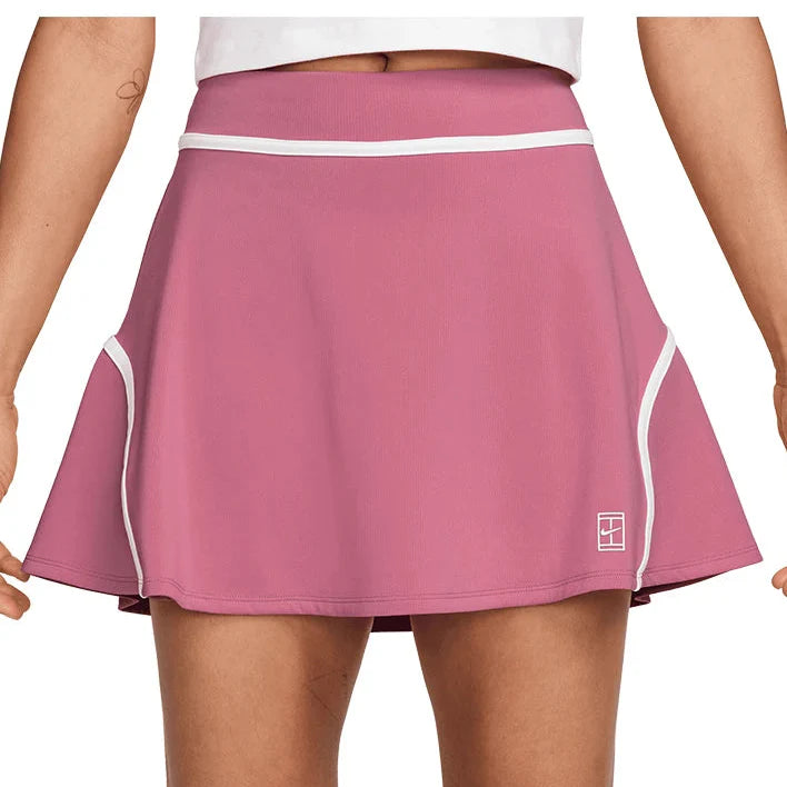 Women's Court Dri-FIT Advantage High-Rise Novelty Skort Peony and White
