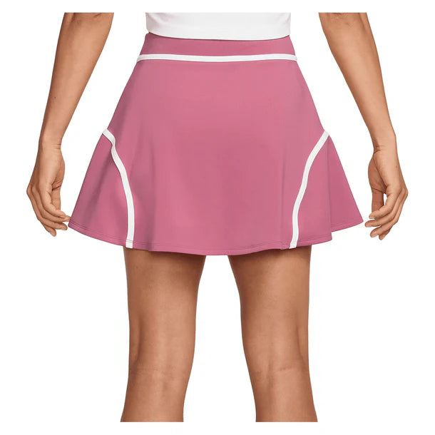 Women's Court Dri-FIT Advantage High-Rise Novelty Skort Peony and White