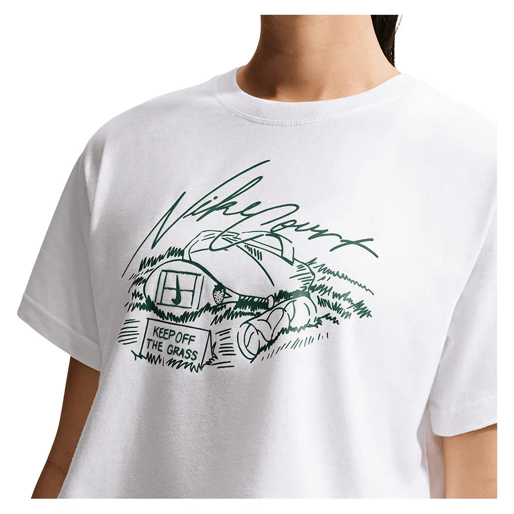 Women's Court Slam Crop Tennis Tee