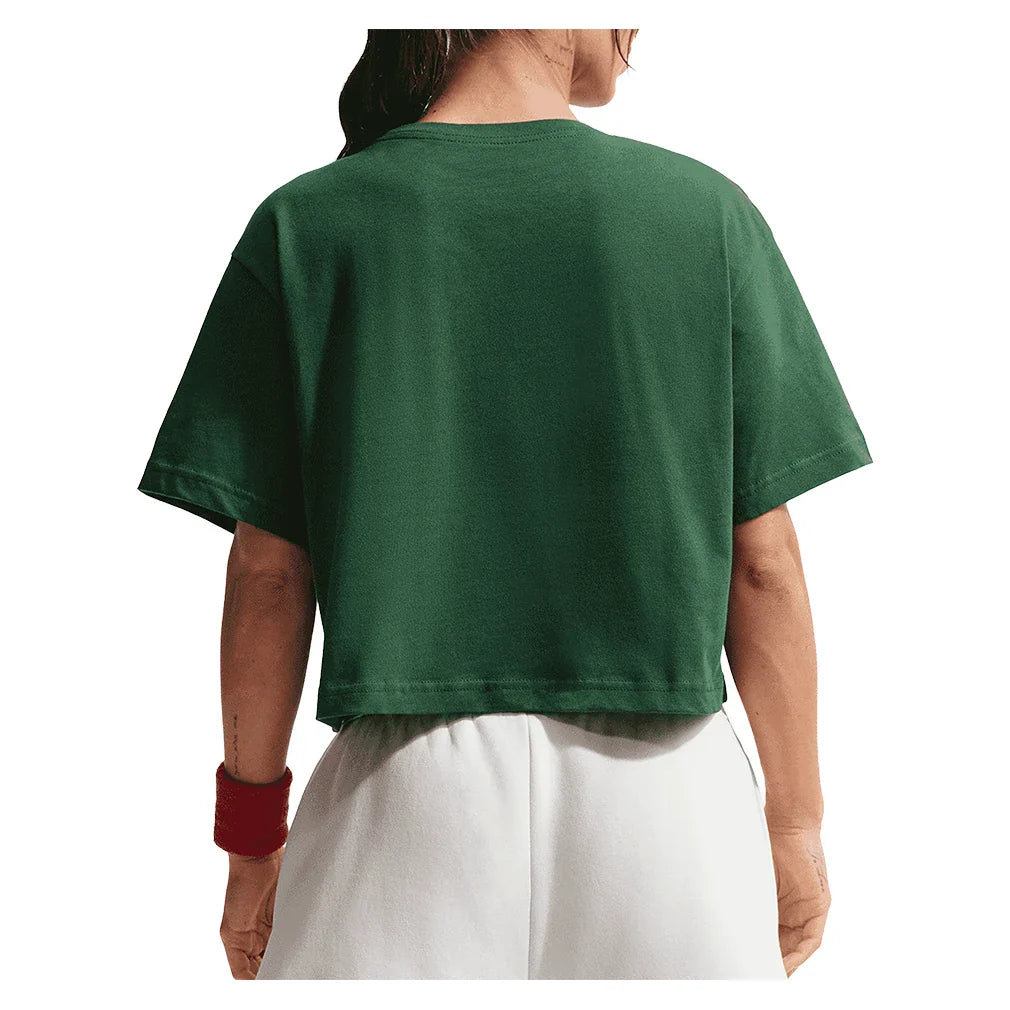 Women's Court Slam Crop Tennis Tee
