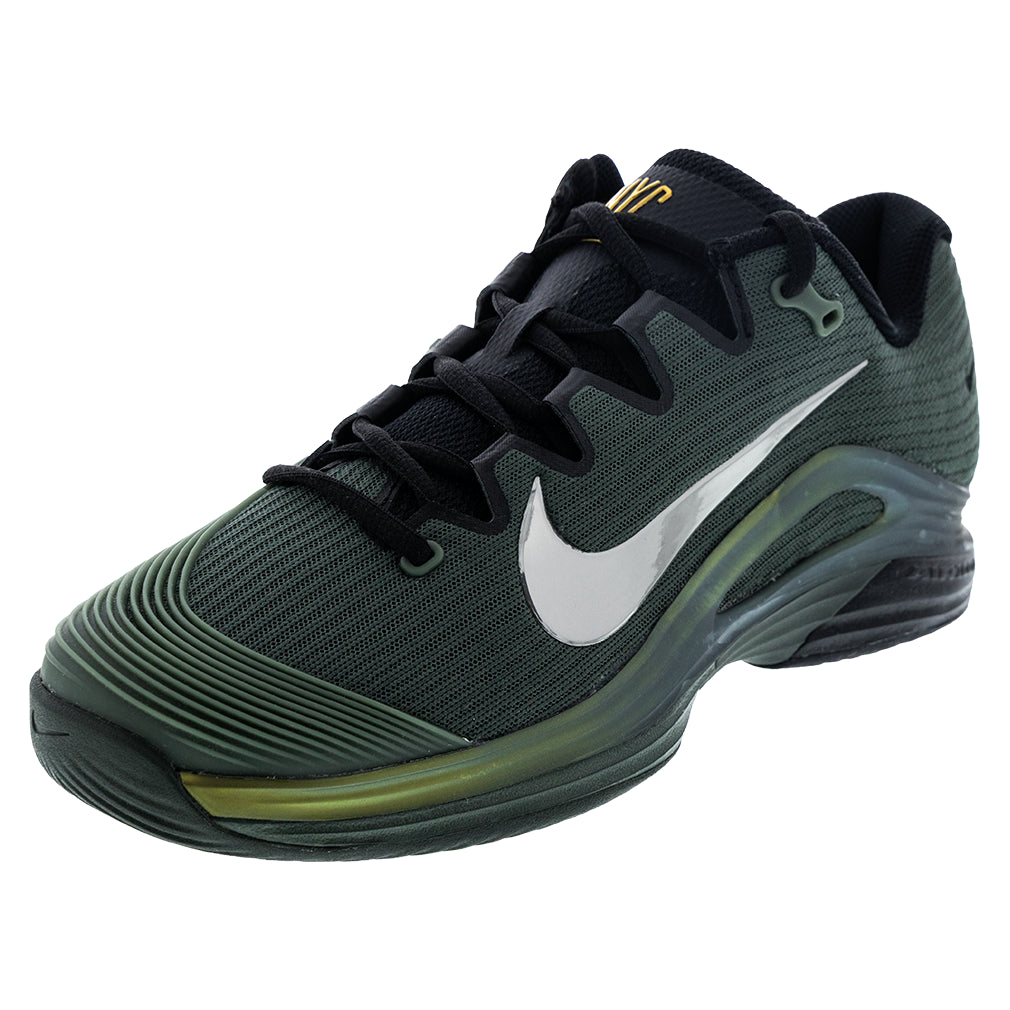 Men's New York Vapor 12 Premium Shoes Camo Green and Pure Platinum