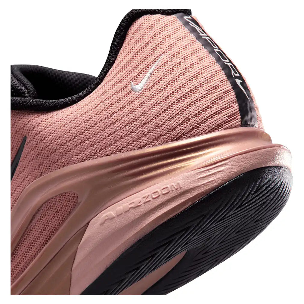 Women's Aryna Sabalenka New York Vapor 12 Premium Shoes Metallic Red Bronze and Black