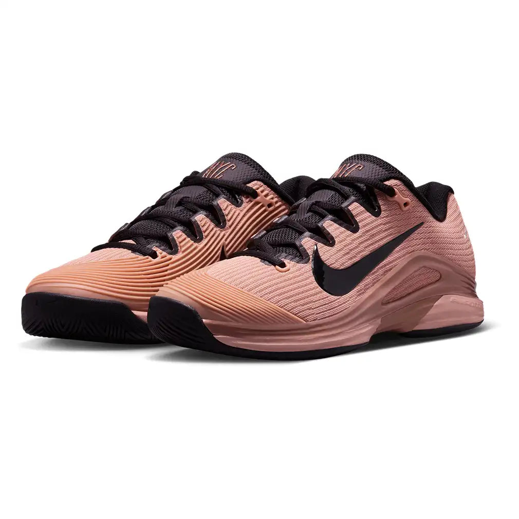 Women's Aryna Sabalenka New York Vapor 12 Premium Shoes Metallic Red Bronze and Black