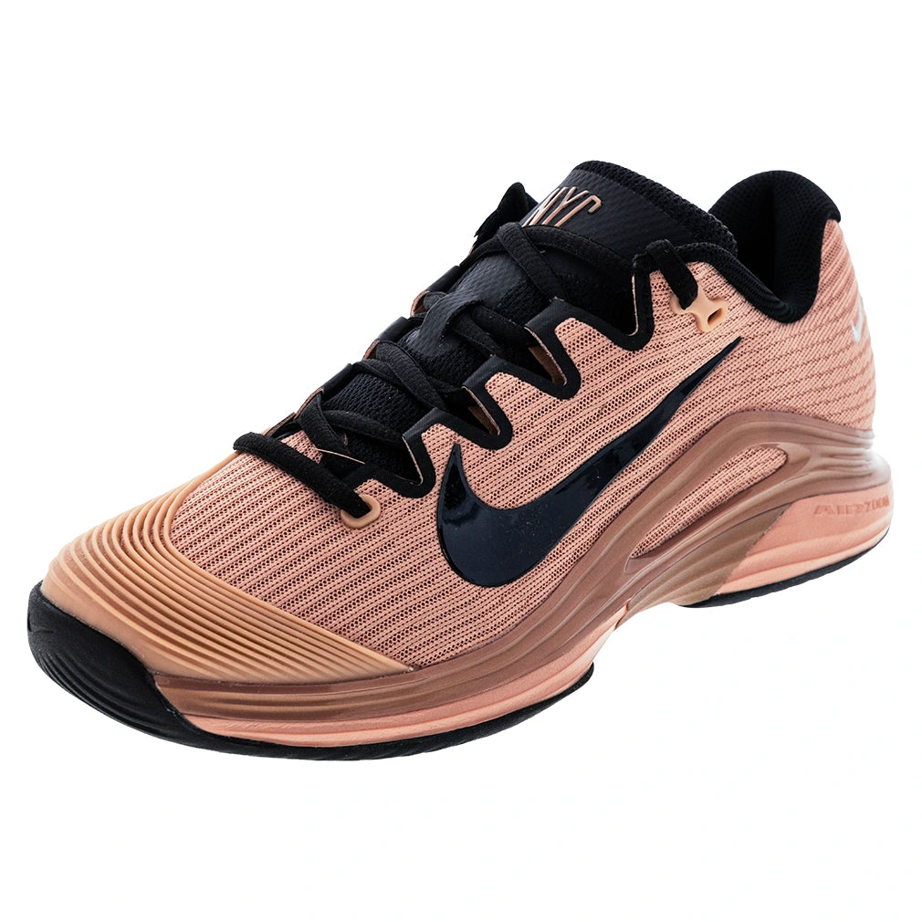 Women's Aryna Sabalenka New York Vapor 12 Premium Shoes Metallic Red Bronze and Black