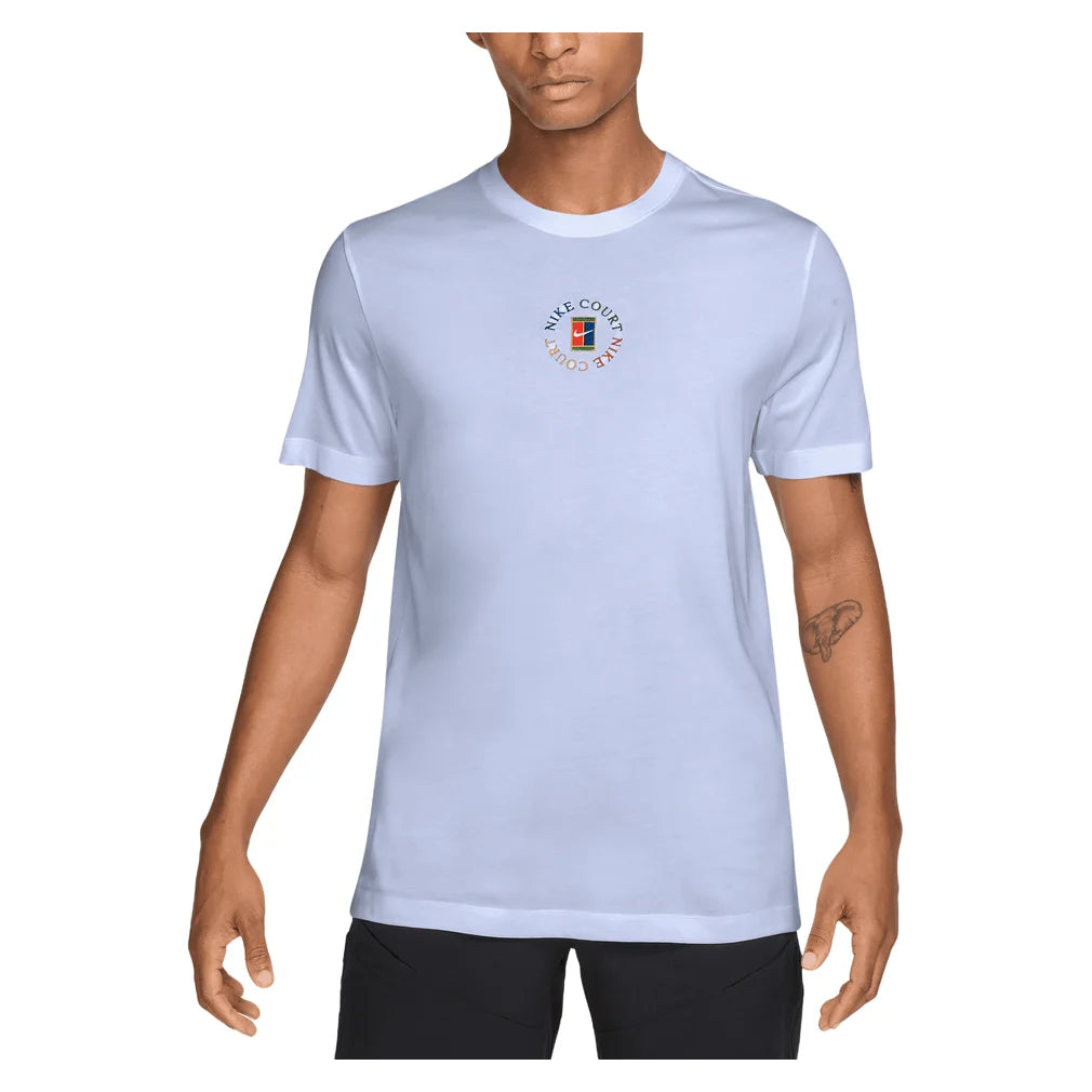 Men's Court Heritage Tee, Nike, 568 Palest Purple, Pickleball Express, IM6128-H26-568-PALEST-PURPLE-1