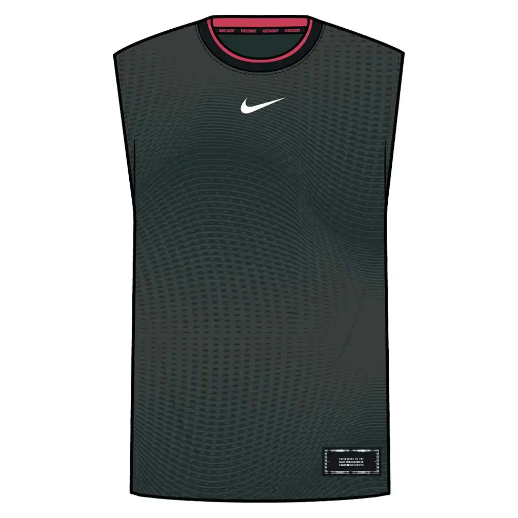 Men's New York Court Aero-FIT Slam Tank Black Spruce and White