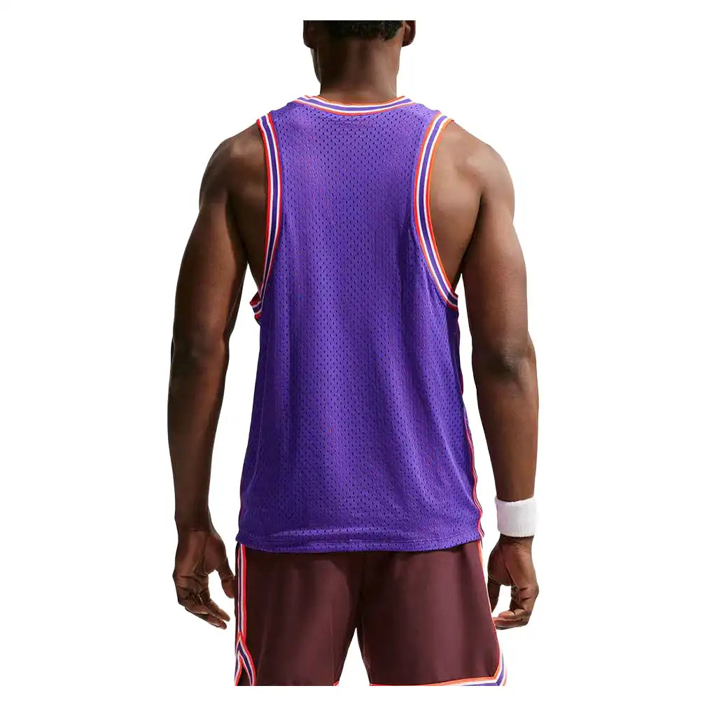 Men's New York Court Dri-FIT Slam U1 Reversible Tank Dark Concord and Bright Crimson