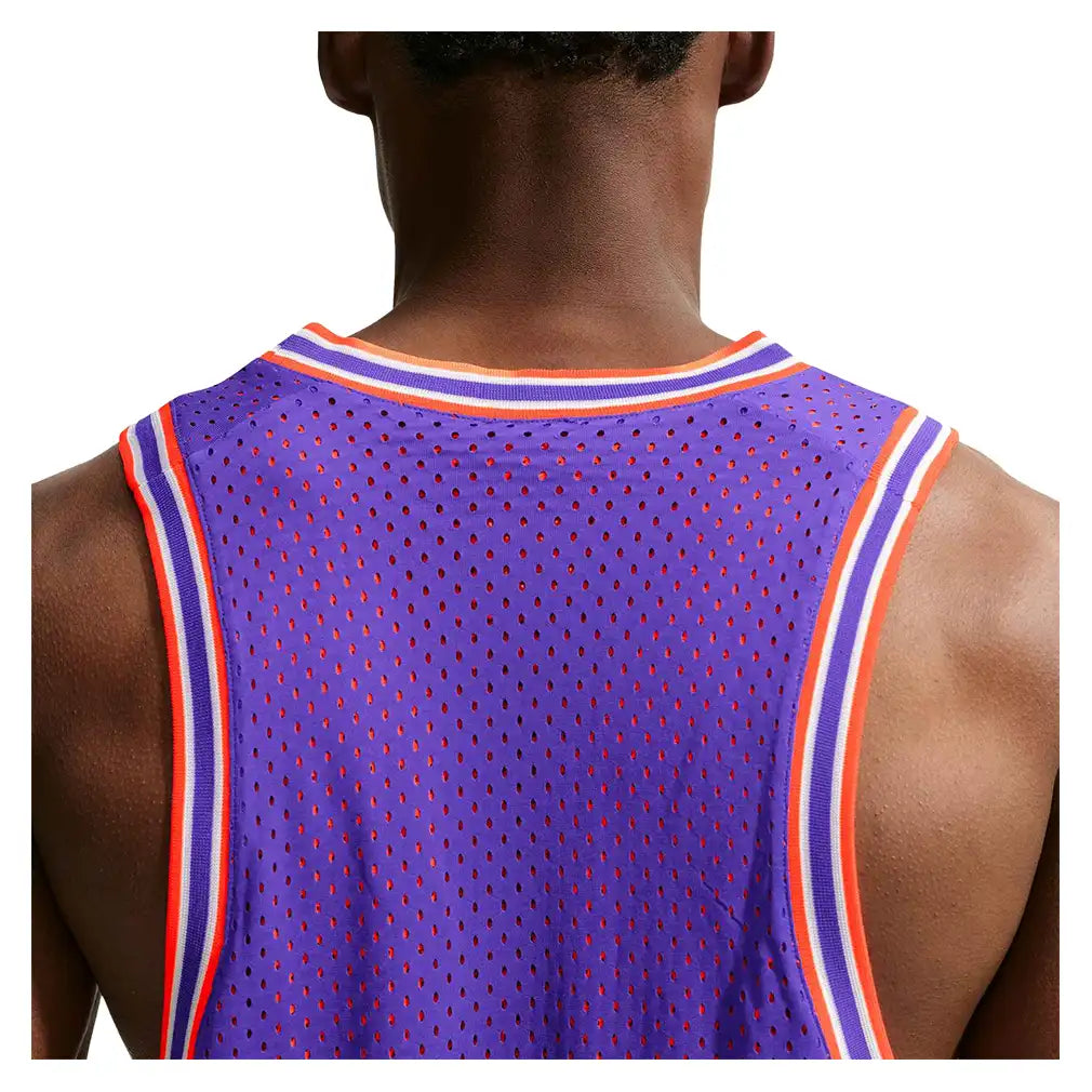 Men's New York Court Dri-FIT Slam U1 Reversible Tank Dark Concord and Bright Crimson