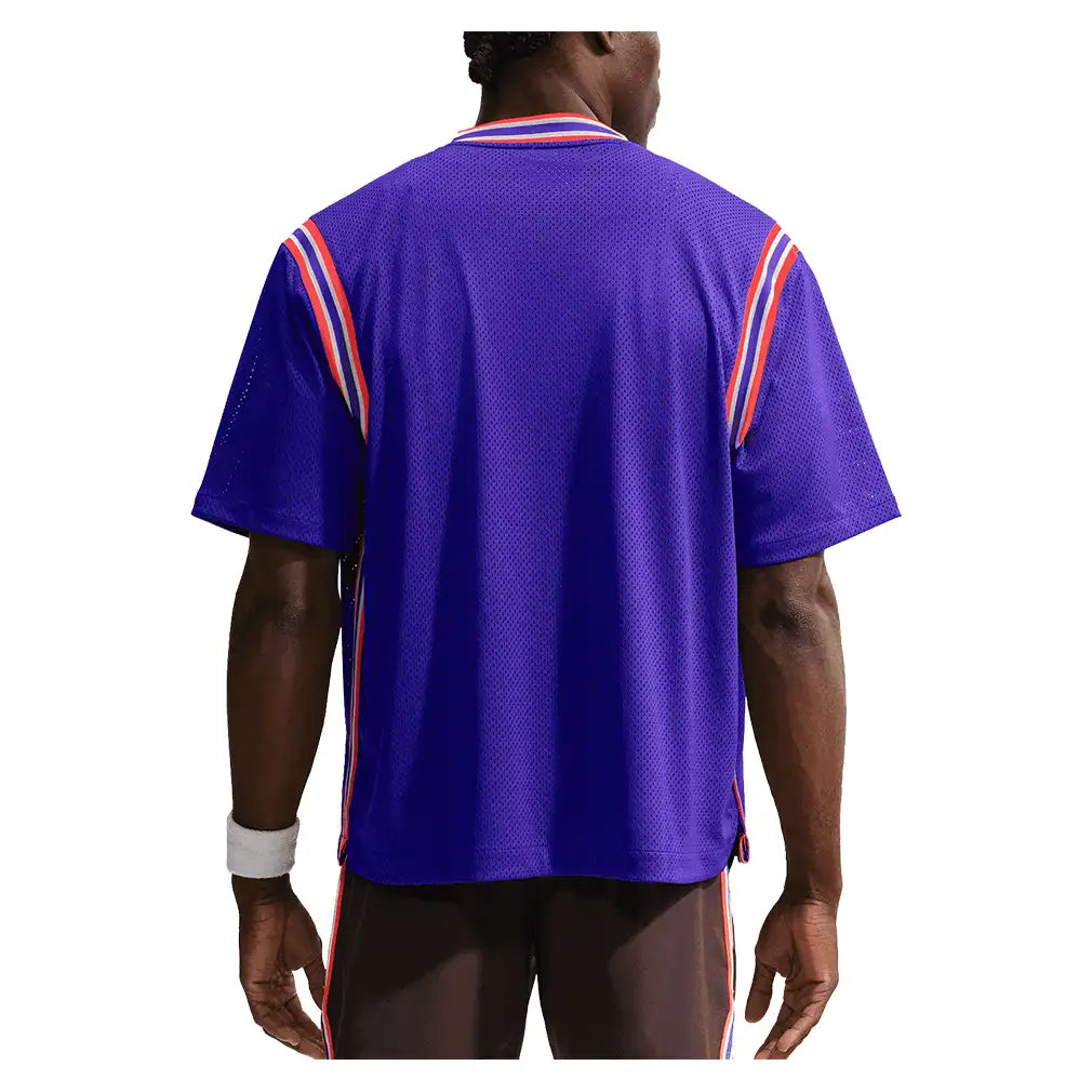Men's New York Court Dri-FIT Slam Short Sleeve Button Up Shirt