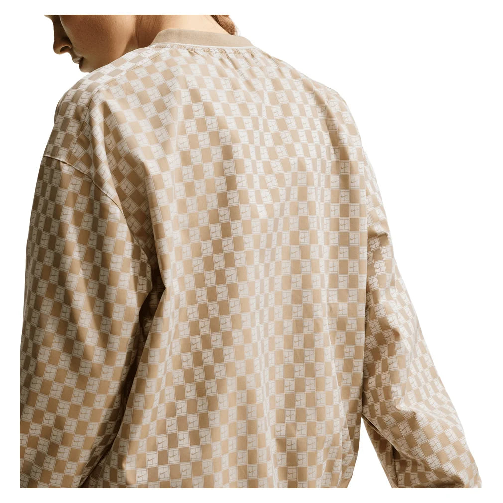 Women's Court Heritage Collection Woven Long-Sleeve Top, Nike, Pickleball Express, IM9436-H26-2