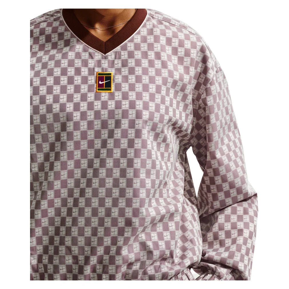 Women's Court Heritage Collection Woven Long-Sleeve Top, Nike, Pickleball Express, IM9436-H26-4