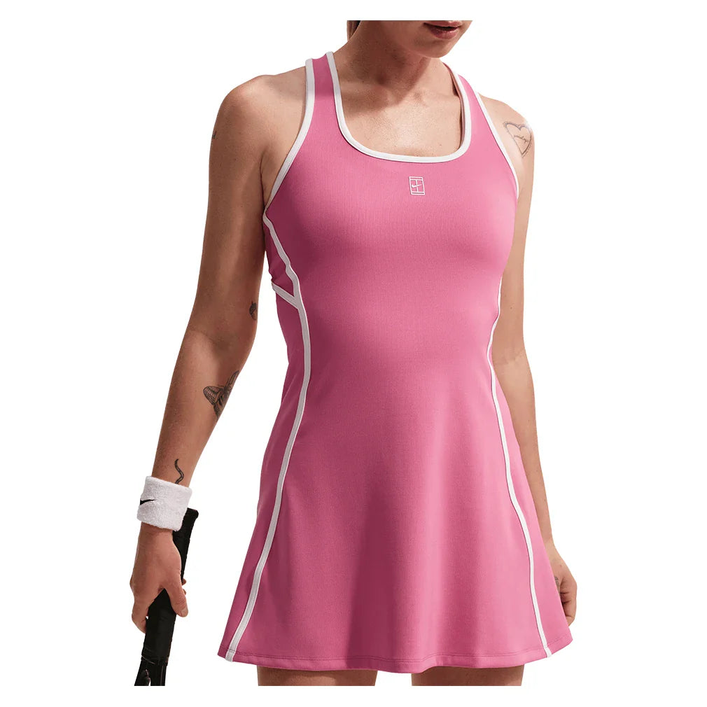 Women's Court Dri-FIT Advantage Novelty Dress Peony and White