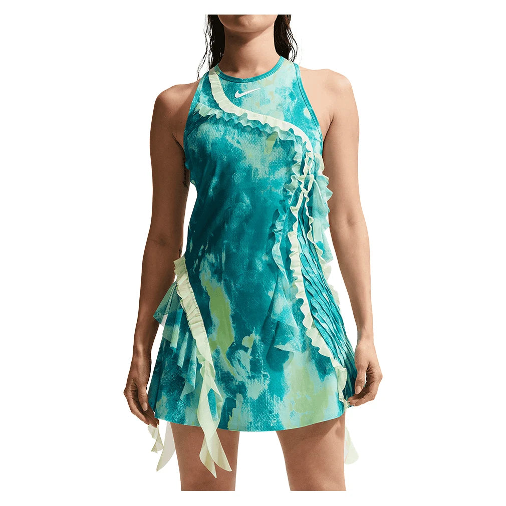 Women's Naomi Osaka Oz Court Dri-FIT Slam Dress Copa and Lt Liquid Lime