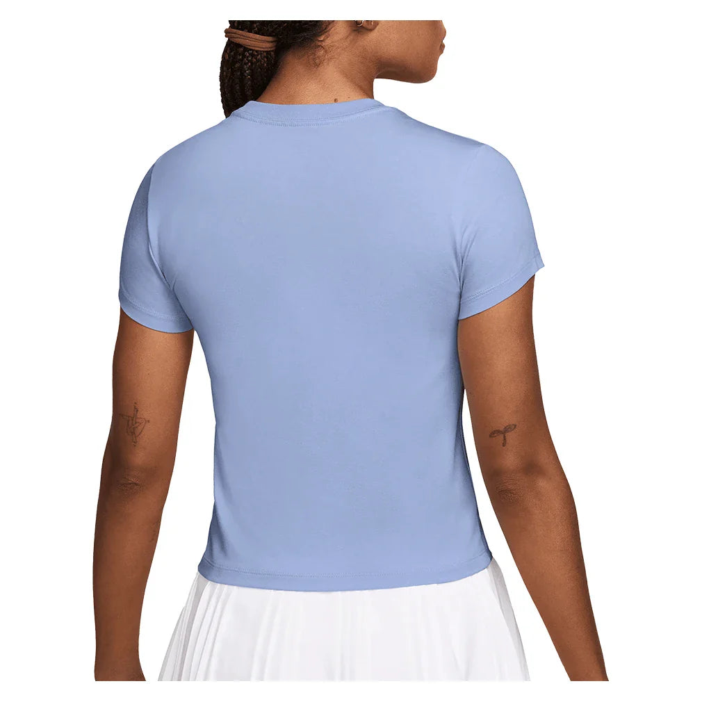 Women's Court Heritage Tee Aluminum