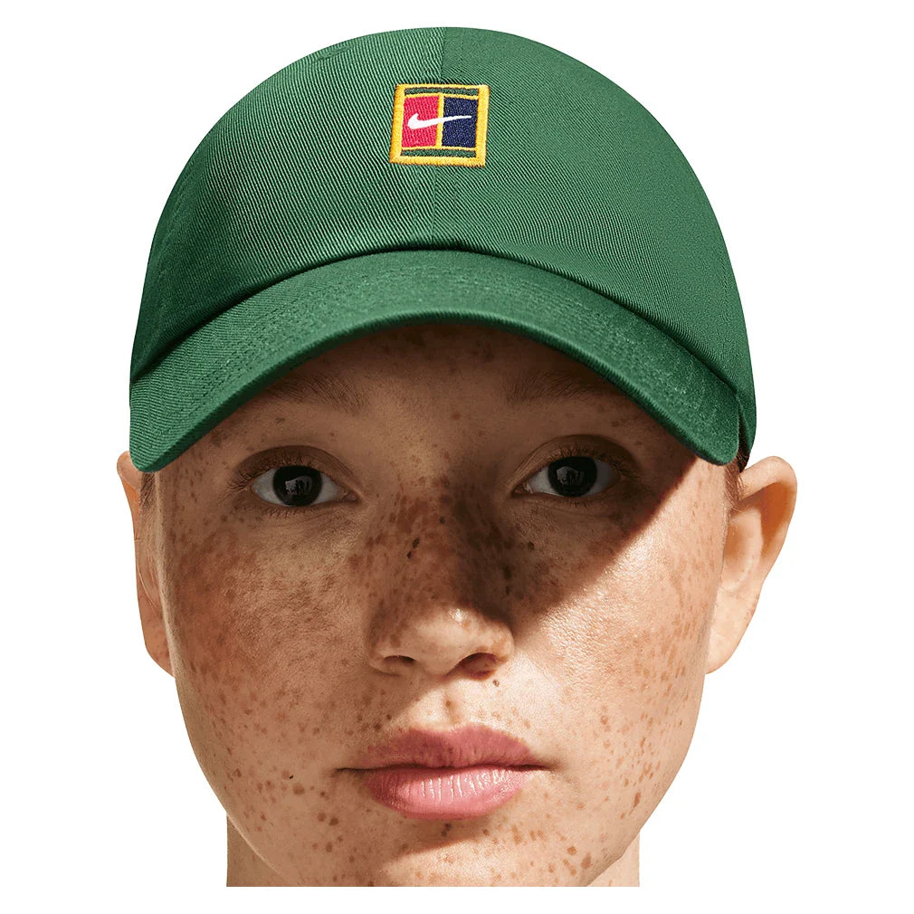 Unisex Club Court Logo Unstructured Cap Gorge Green