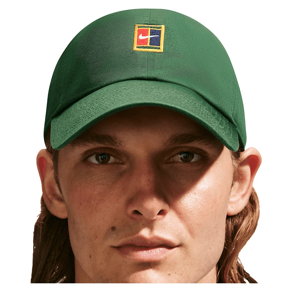 Unisex Club Court Logo Unstructured Cap Gorge Green