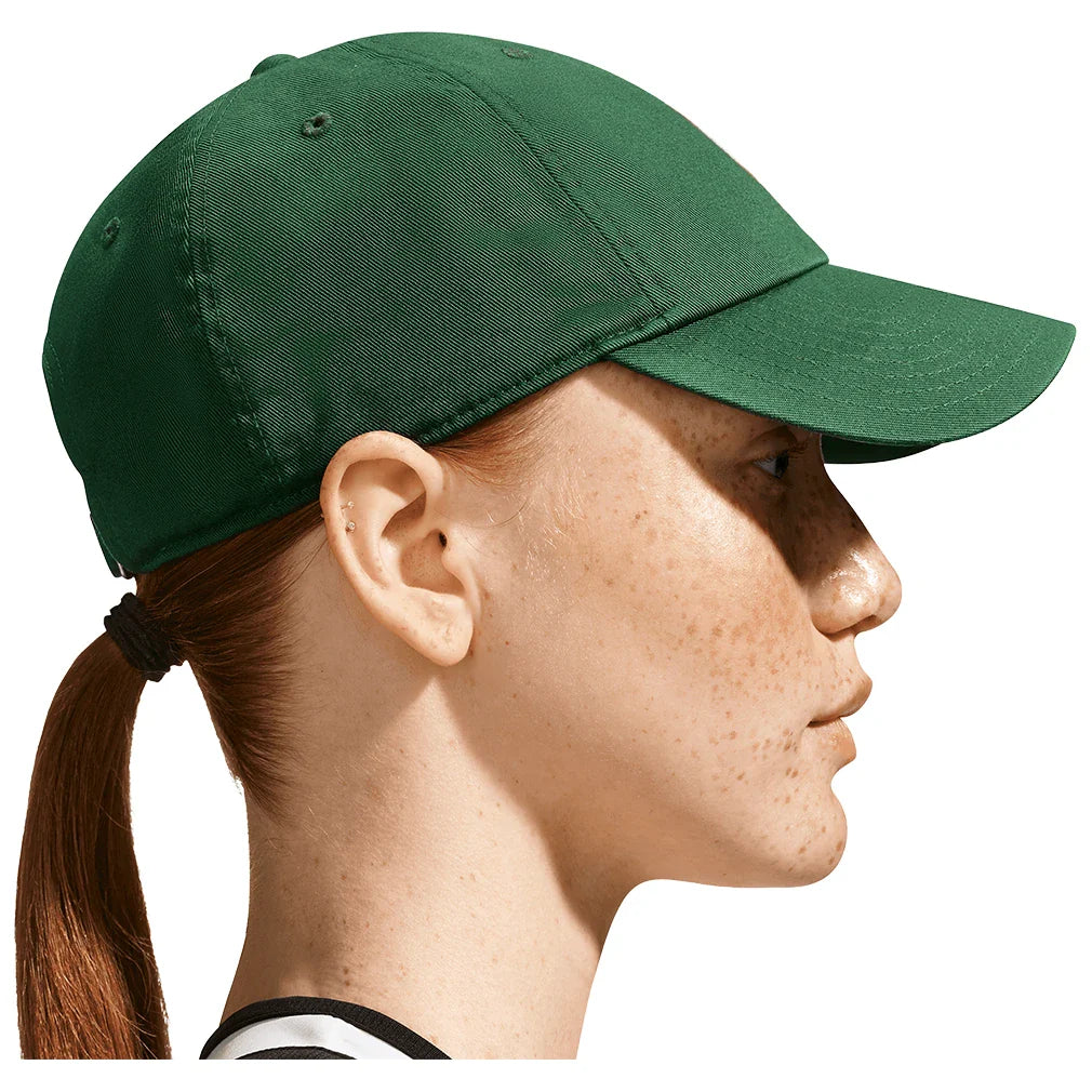 Unisex Club Court Logo Unstructured Cap Gorge Green