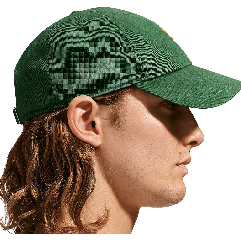 Unisex Club Court Logo Unstructured Cap Gorge Green