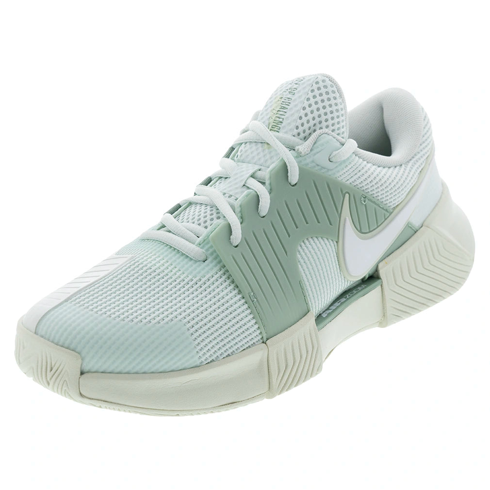 Women's Zoom GP Challenge 1.5 Court Shoes Barely Green and White