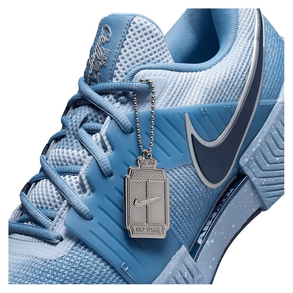 Men's Paris Zoom GP Challenge 1.5 Premium Court Shoes Hydrogen Blue and Midnight Navy