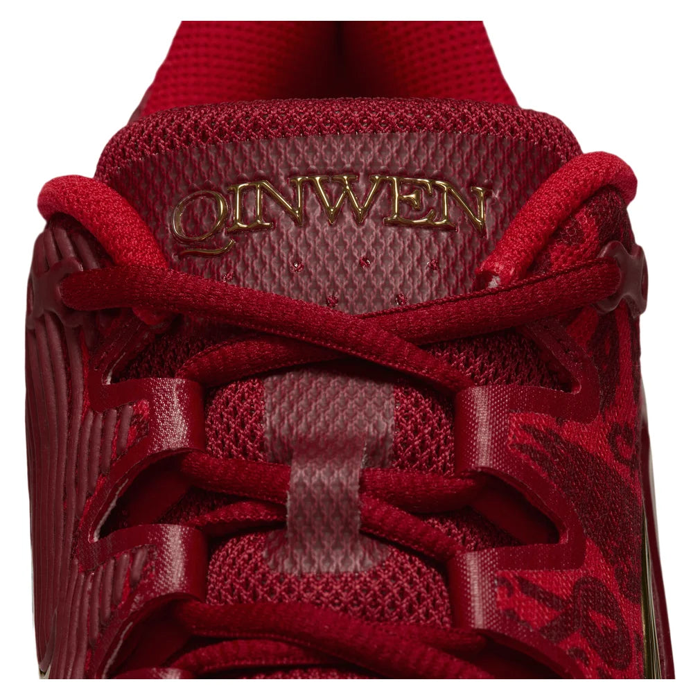 Women's Qinwen Zheng Zoom Vapor 12 Shoes University Red and Metallic Gold, Nike, Pickleball Express, IQ9093-600H26-8