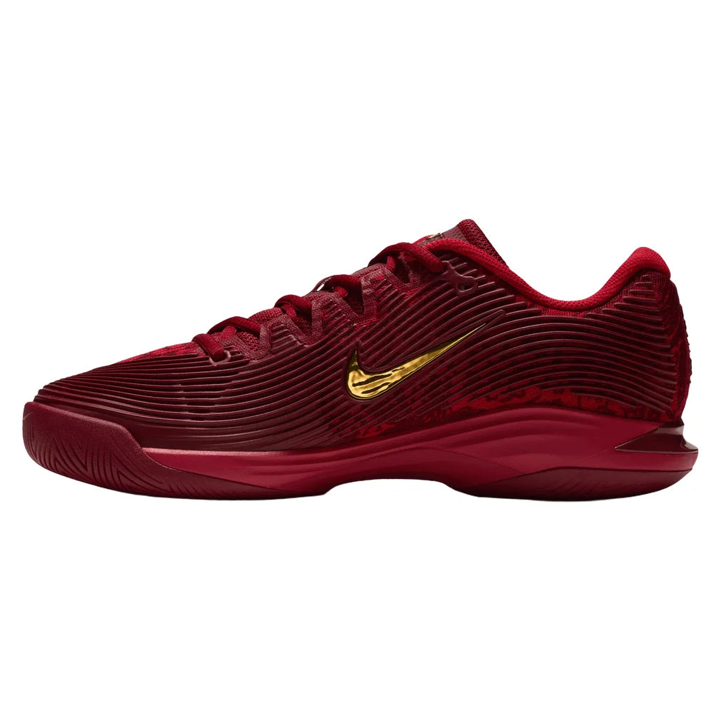 Women's Qinwen Zheng Zoom Vapor 12 Shoes University Red and Metallic Gold, Nike, Pickleball Express, IQ9093-600H26-9