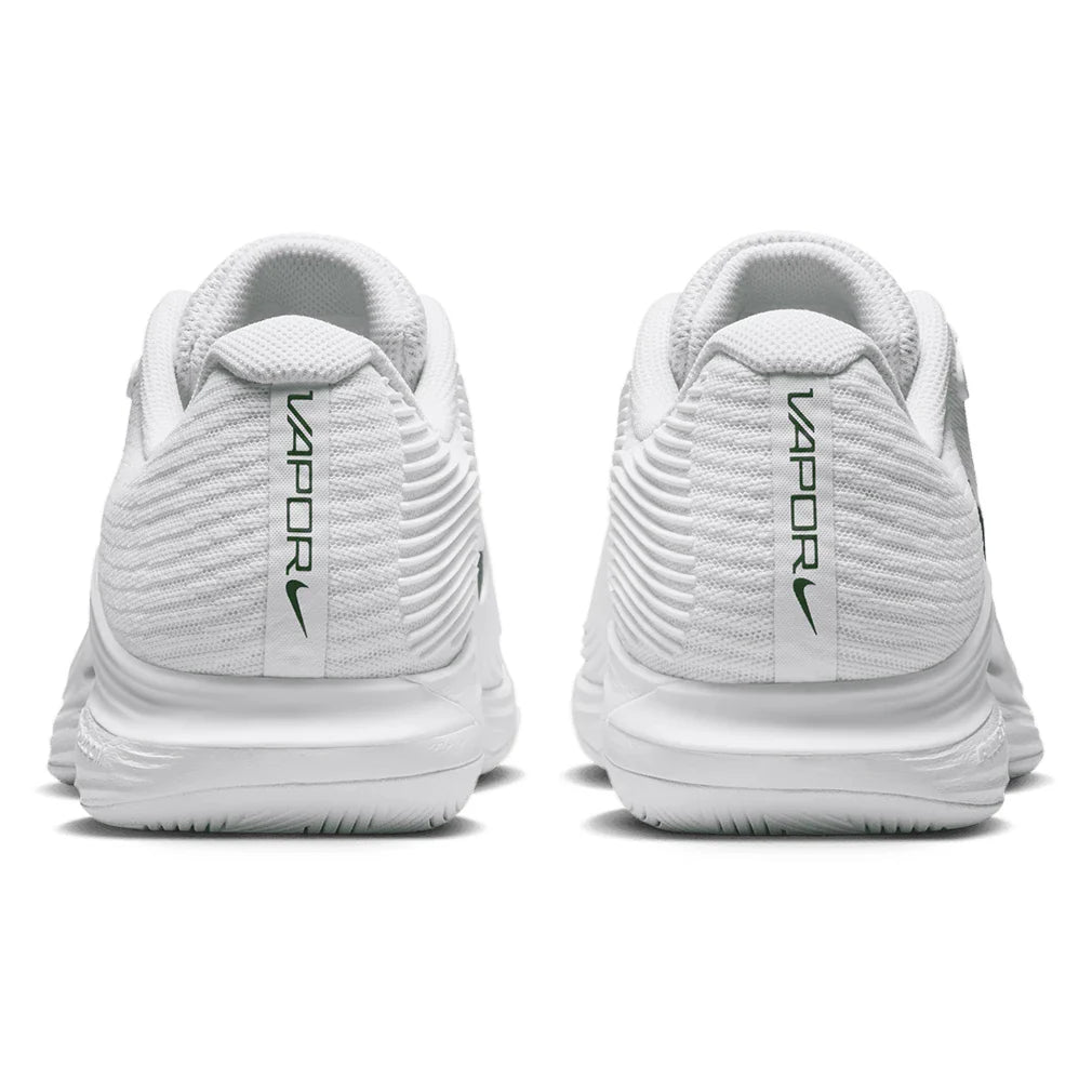 Women's London Vapor 12 Premium Court Shoes White and Gorge Green