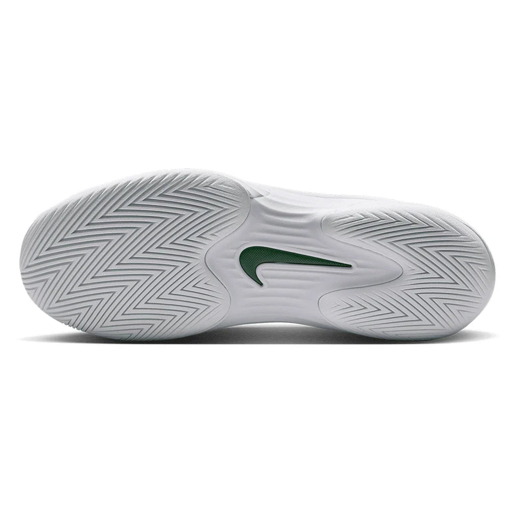 Women's London Vapor 12 Premium Court Shoes White and Gorge Green