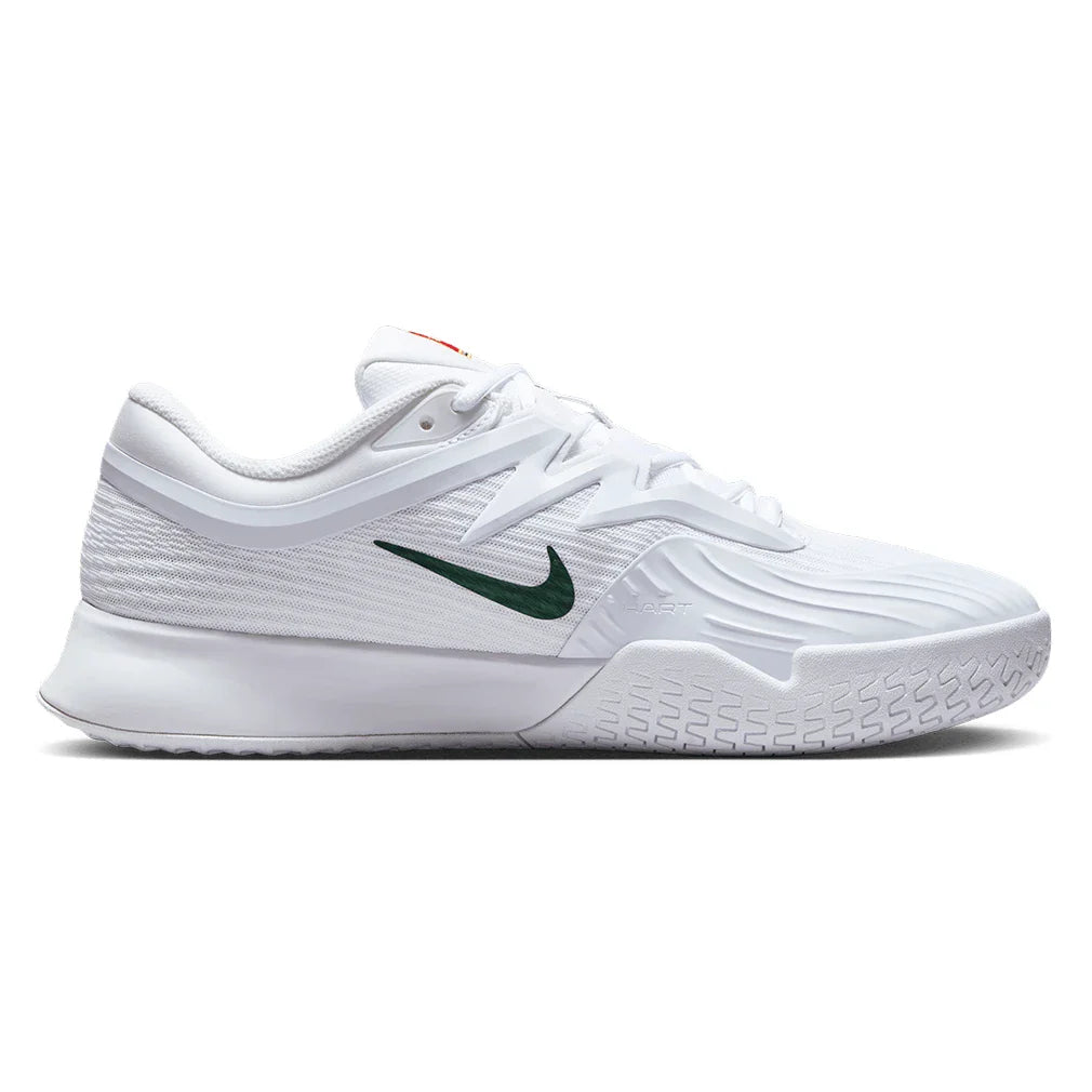 Men's London Vapor Pro 3 Premium Court Shoes White and Gorge Green