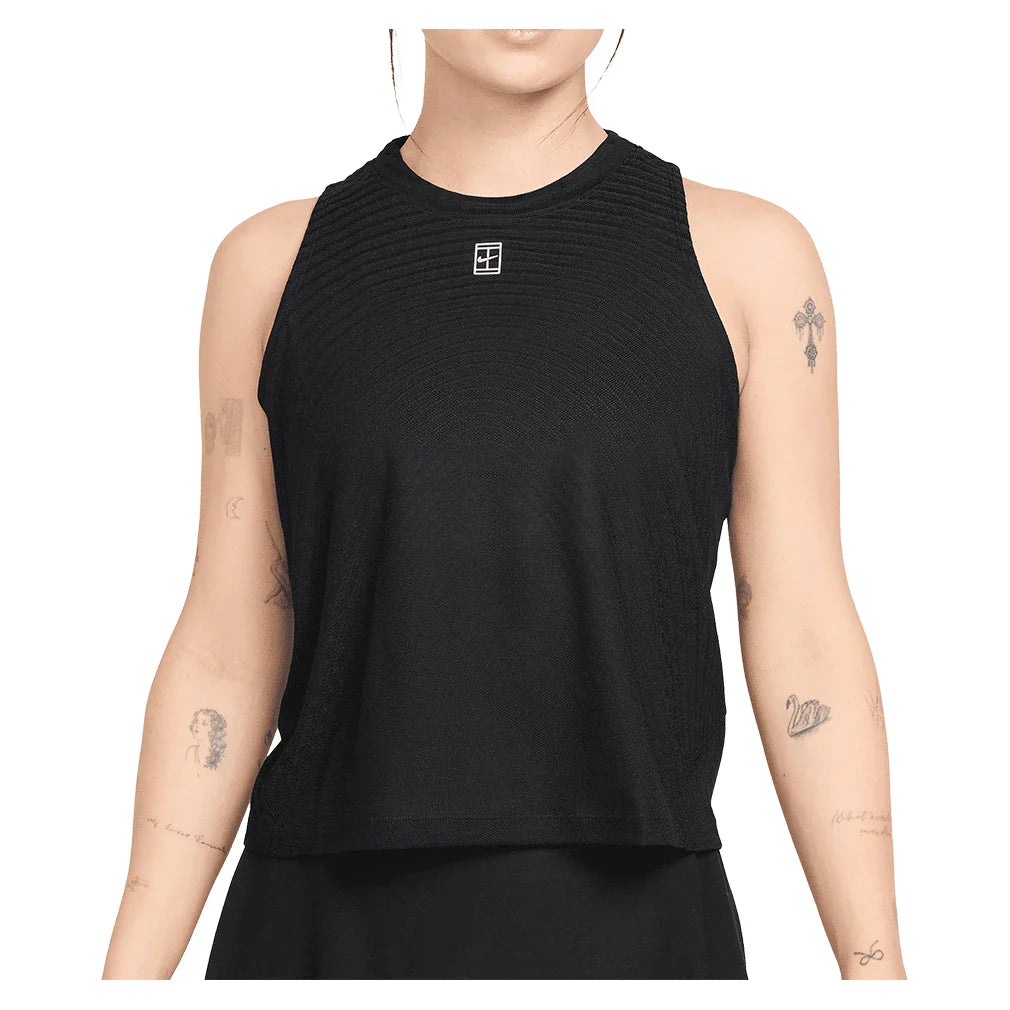 Women's Court Aero-FIT Advantage Tank Black and White