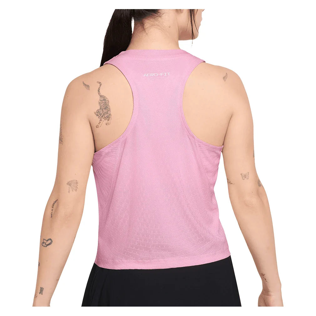 Women's Court Aero-FIT Advantage Tank Pink Rise and White