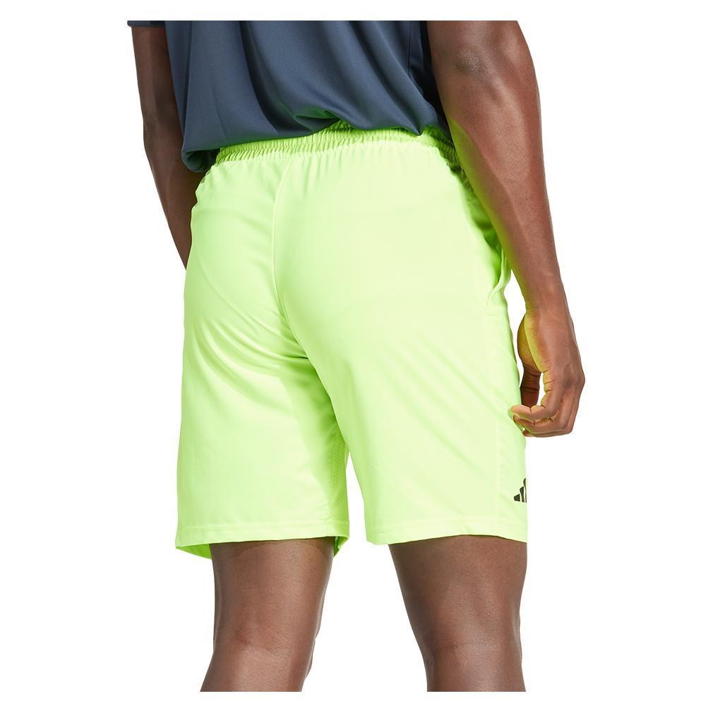 Mens Club 3 Stripe 9 Inch Short Lucid Lemon