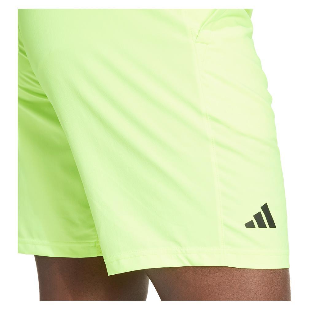 Mens Club 3 Stripe 9 Inch Short Lucid Lemon