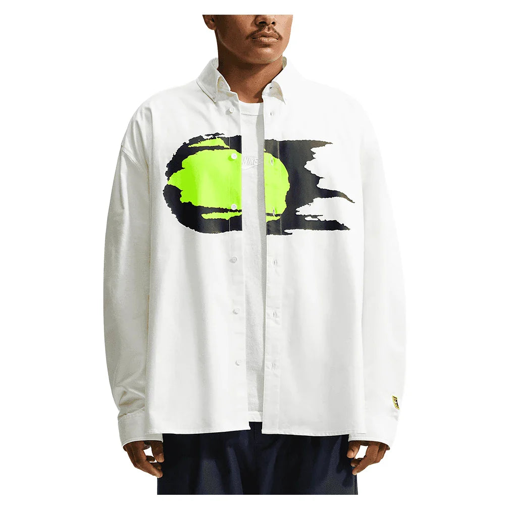 Men's Club Rules Long-Sleeve Sports Oxford Top