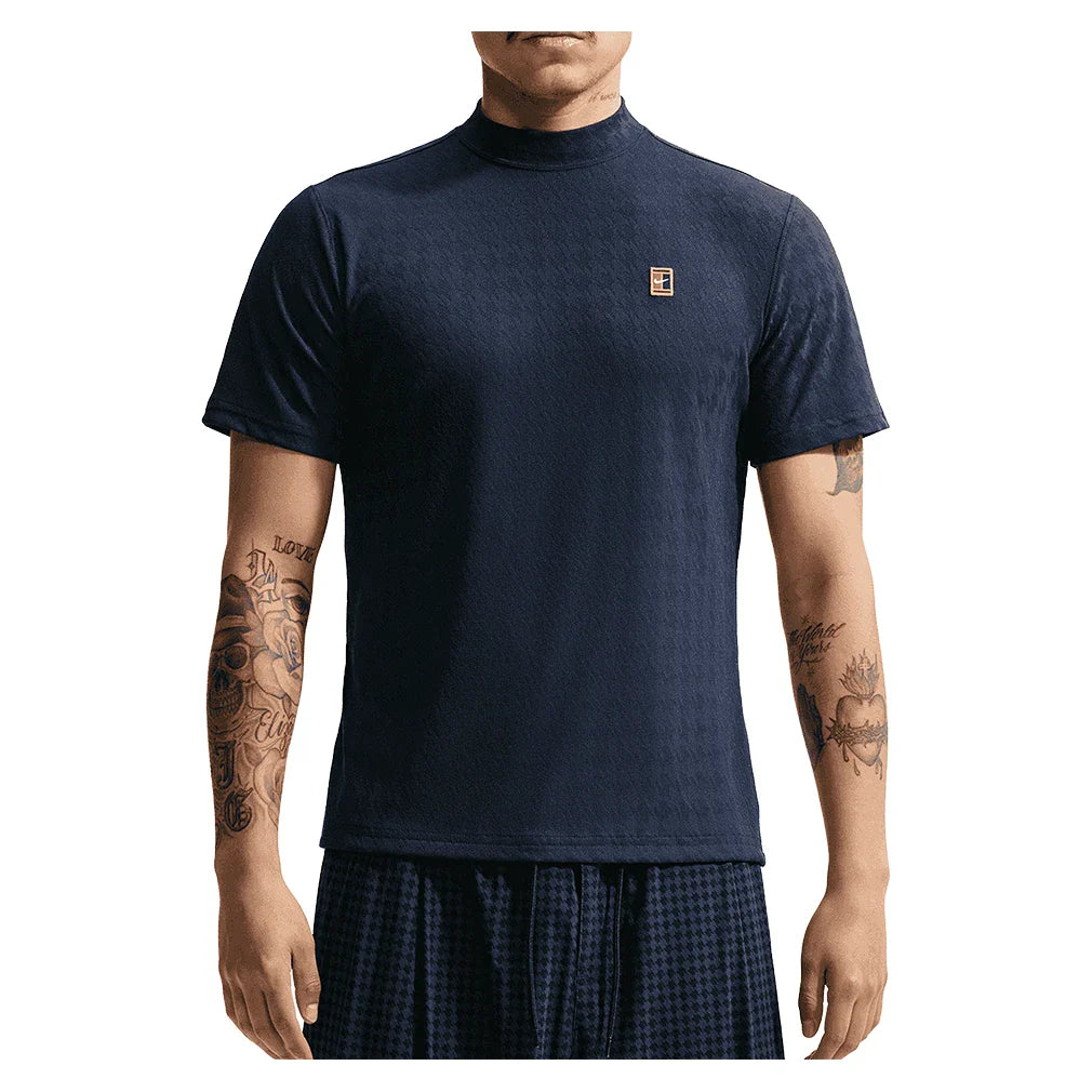 Men's Sportswear Club Short-Sleeve Mock-Neck Top