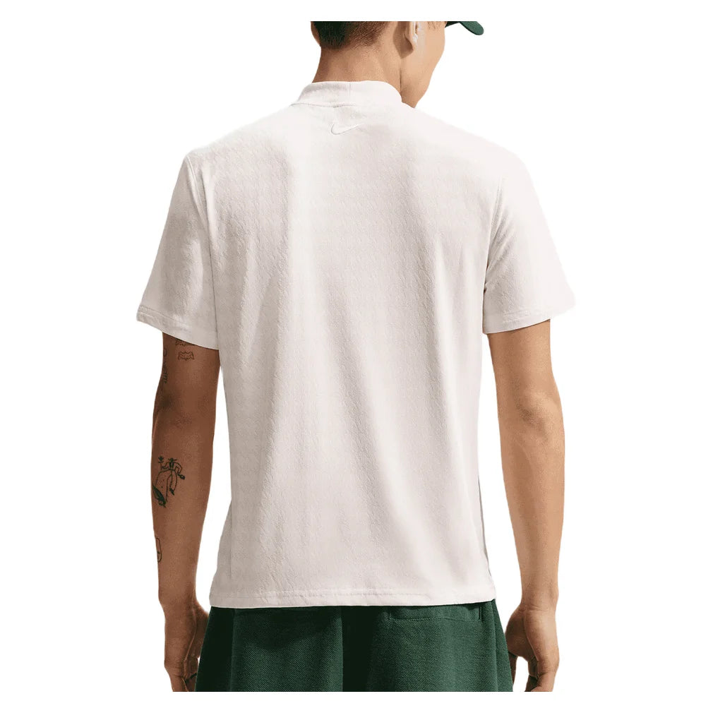 Men's Sportswear Club Short-Sleeve Mock-Neck Top, Nike, Pickleball Express, IU0800-F26-1