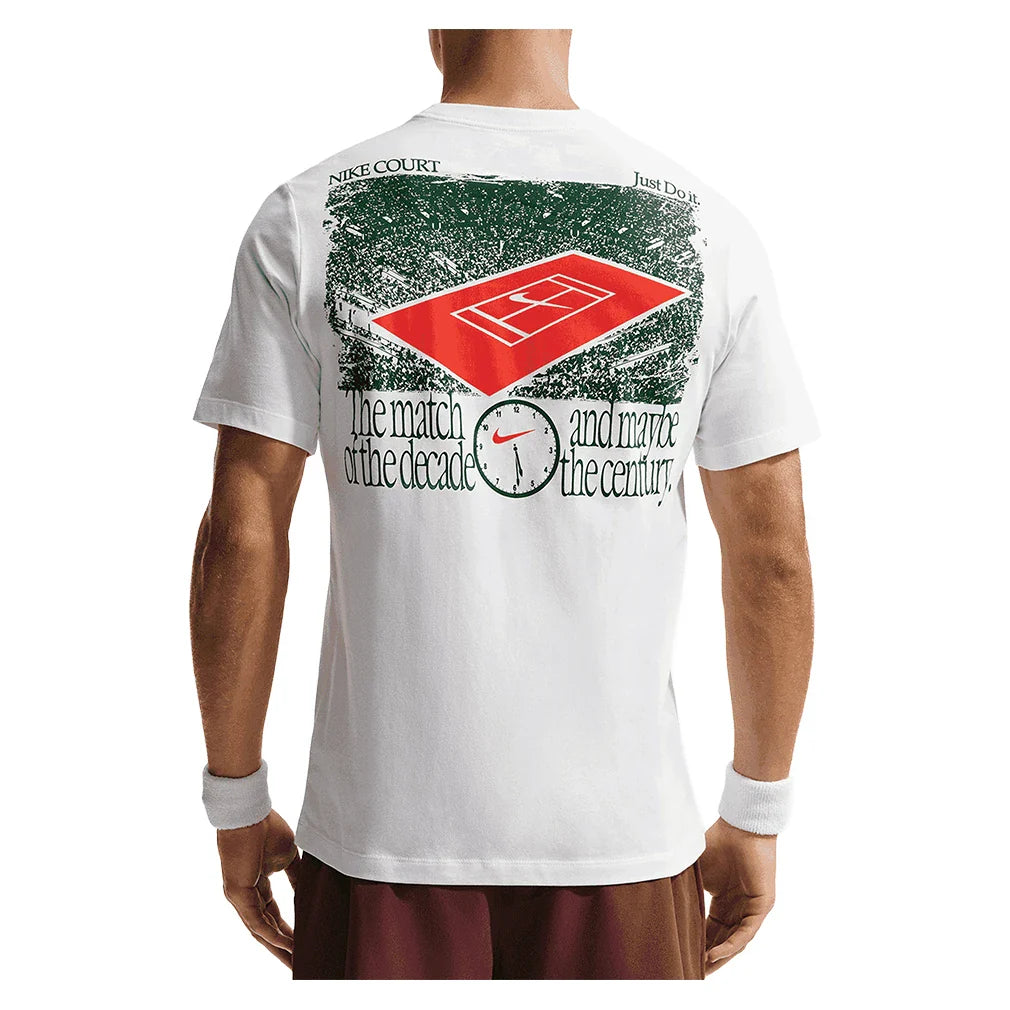 Men's Paris Court Time Summer 2026 Tee White